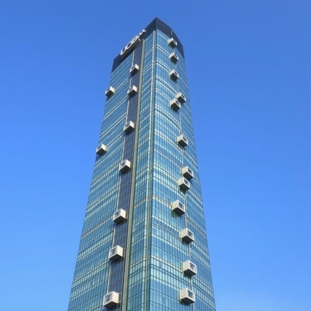 Menara UOB Buana dengan desain lego karya arsitek bangunan unik