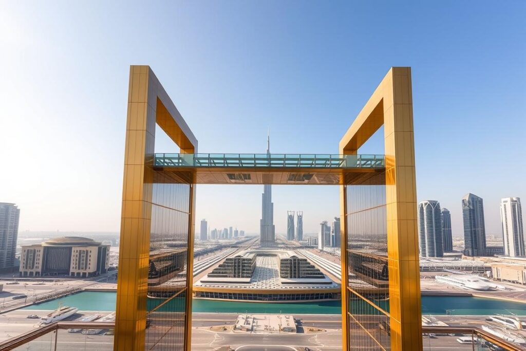 Dubai Frame yang menghubungkan Dubai lama dan baru dengan desain struktural inovatif